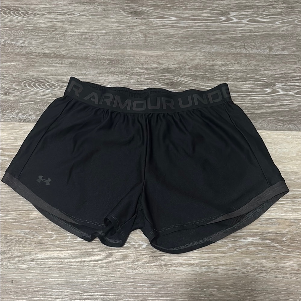 Under Armour Black Athletic Shorts Lightweight Performance